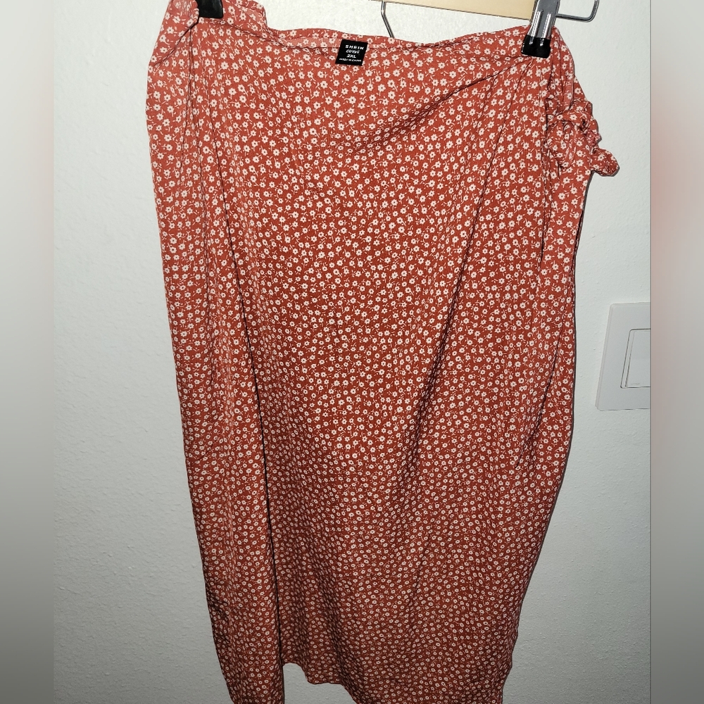 Shein wrap skirt